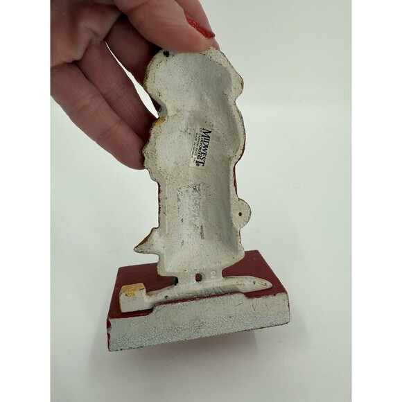 VINTAGE Lion & Lamb Cast Iron Stocking Hanger Mary Engelbreit Cannon Midwest - Picture 5 of 7